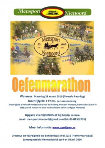 flyer oefenmaraton 2016